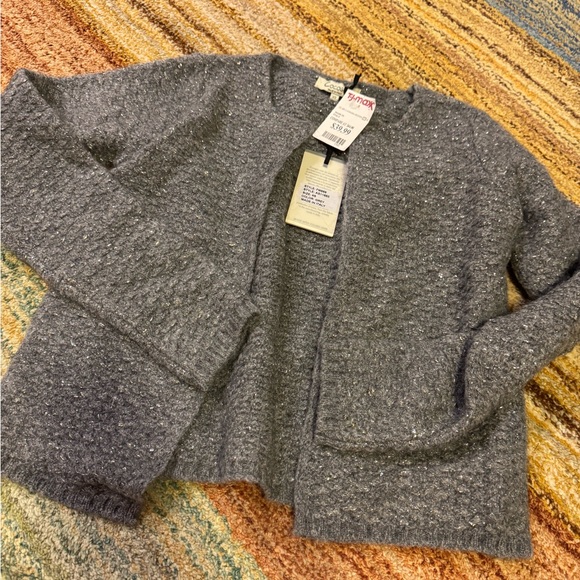 Gray Women's Cardigan Sweater - Picture 1 of 4